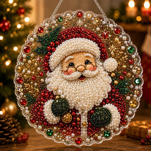 DIY Christmas Pearl Diamond Ornament Kit