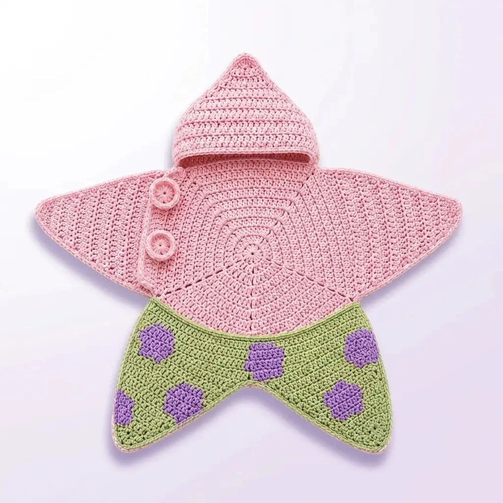 Handmade Crochet Star Suit