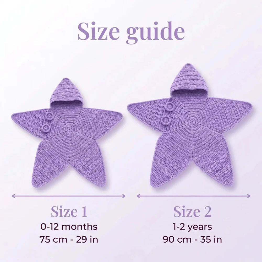 Handmade Crochet Star Suit