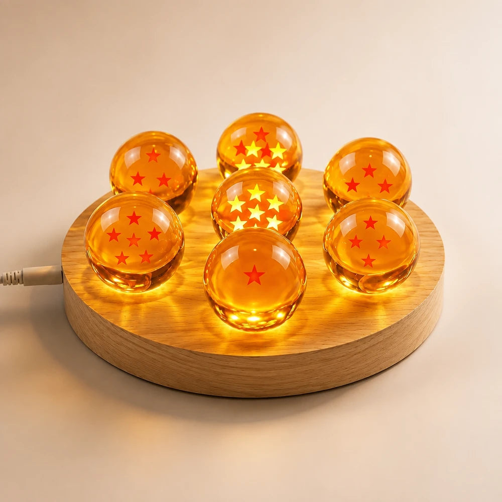 Anime LED Crystal Ball Lamp