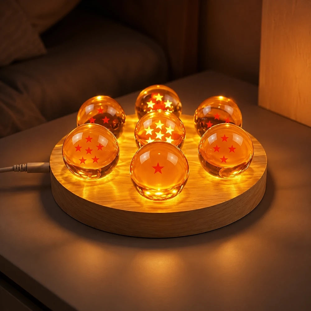 Anime LED Crystal Ball Lamp