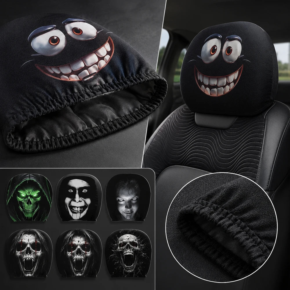 Smiley Face Car Pillowcase