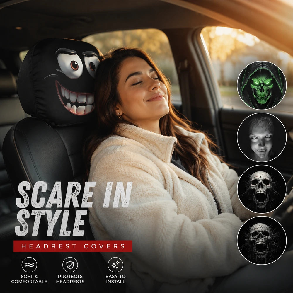 Smiley Face Car Pillowcase