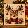 Christmas Pearl Diamond Painting Kit with Frame