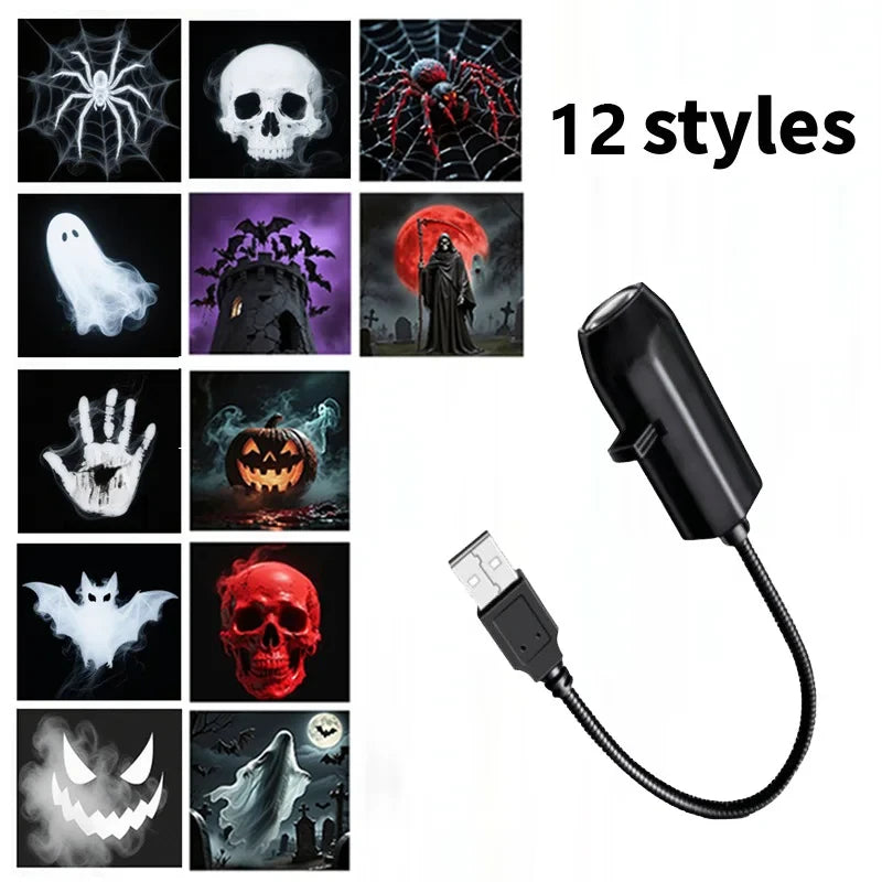 Halloween LED Projector Night Light