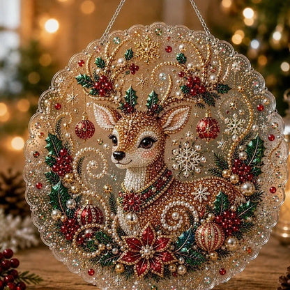 DIY Christmas Pearl Diamond Ornament Kit