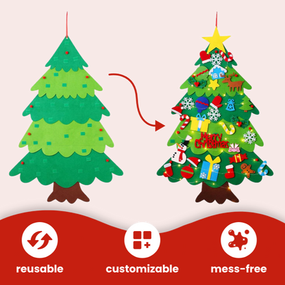 Felt Christmas Tree for Toddlers - A Safe, Fun Holiday Decoration