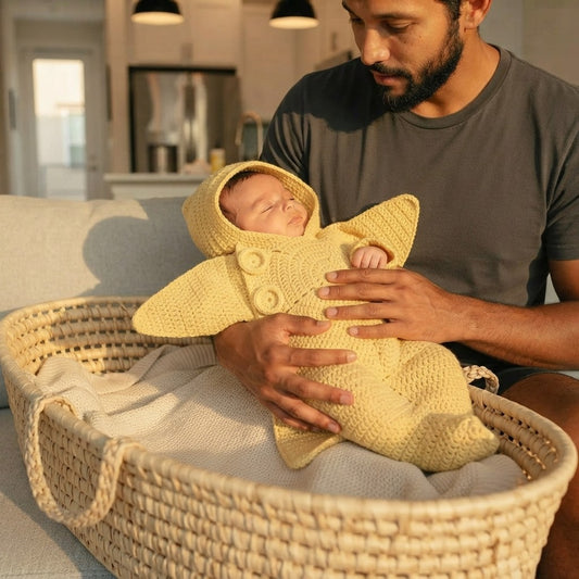 Handmade Crochet Star Suit