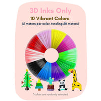 10pcs 5m 3D Inks