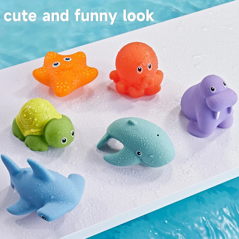 🐠Floating Ocean Bath Toys Set 🐳
